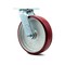 Service Caster 8 Inch Poly on Aluminum Wheel Swivel Caster with Roller Bearing SCC-30CS820-PAR - alternate 1